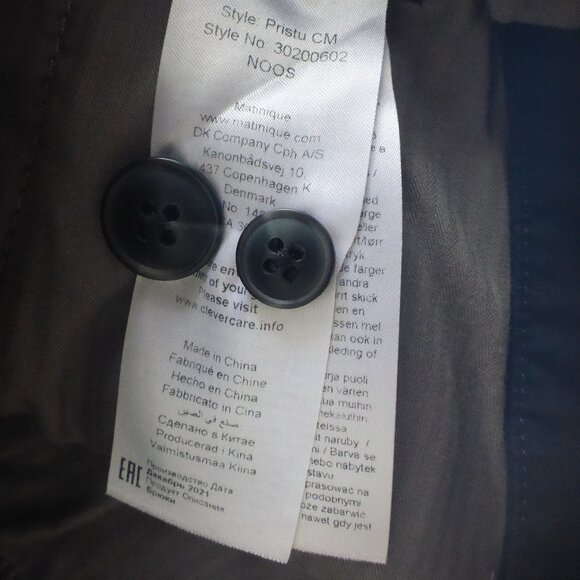 Bundle of 2 Matinique Pristu Tailored Pants (Navy and Black) - Picture 9 of 10